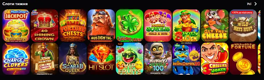 Ігрові автомати онлайн казино Slot City